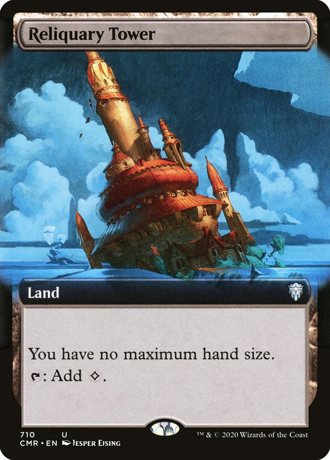 Reliquary Tower (Extended Art) [Commander Legends] | Deep Dive Games St. Marys