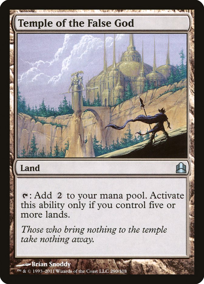 Temple of the False God [Commander 2011] | Deep Dive Games St. Marys