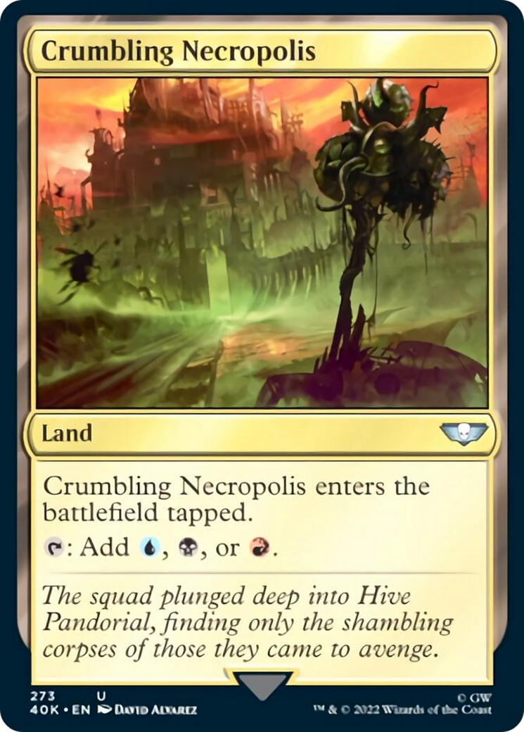 Crumbling Necropolis (Surge Foil) [Warhammer 40,000] | Deep Dive Games St. Marys