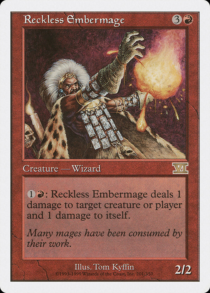 Reckless Embermage [Classic Sixth Edition] | Deep Dive Games St. Marys