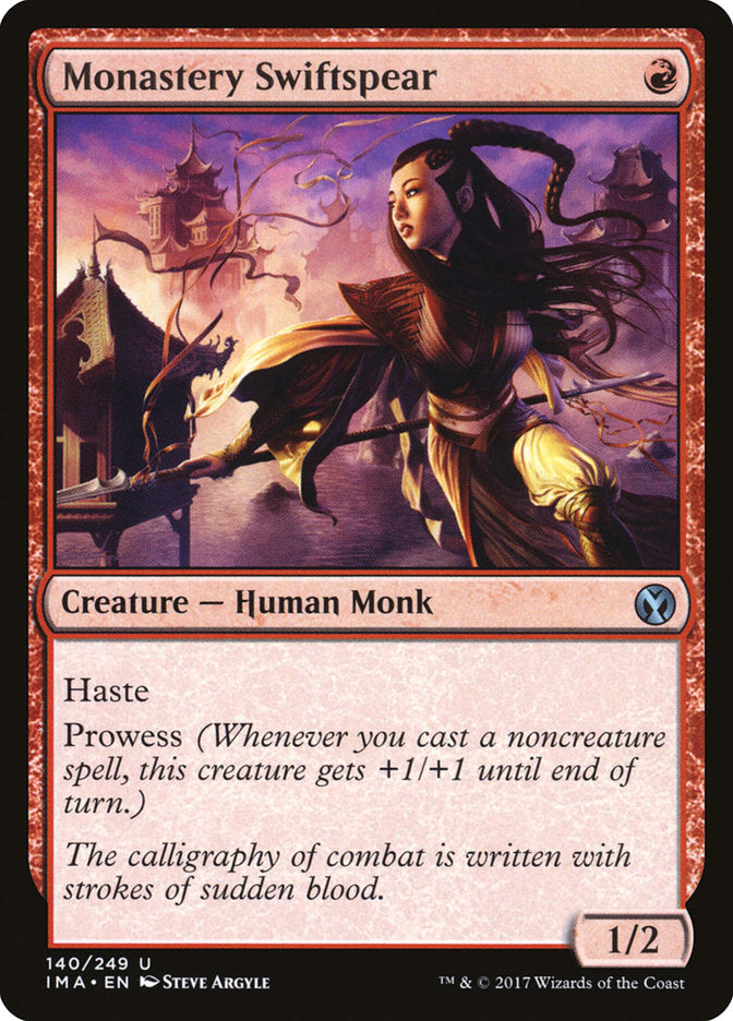 Monastery Swiftspear [Iconic Masters] | Deep Dive Games St. Marys