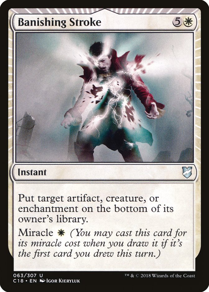 Banishing Stroke [Commander 2018] | Deep Dive Games St. Marys