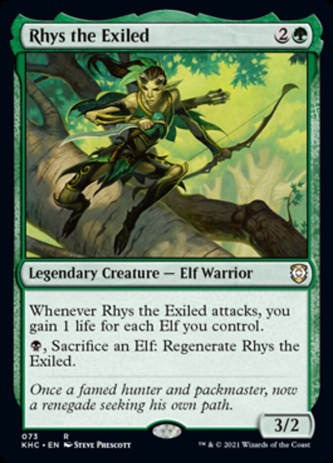 Rhys the Exiled [Kaldheim Commander] | Deep Dive Games St. Marys