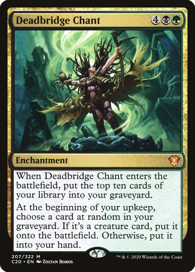 Deadbridge Chant [Commander 2020] | Deep Dive Games St. Marys