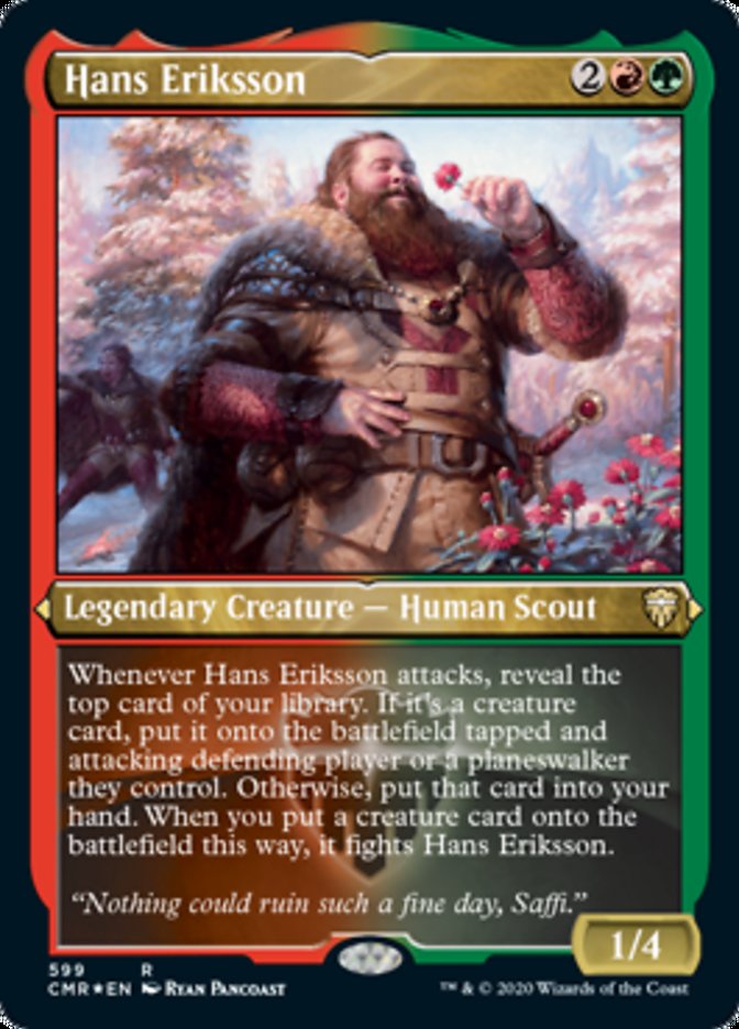 Hans Eriksson (Etched) [Commander Legends] | Deep Dive Games St. Marys
