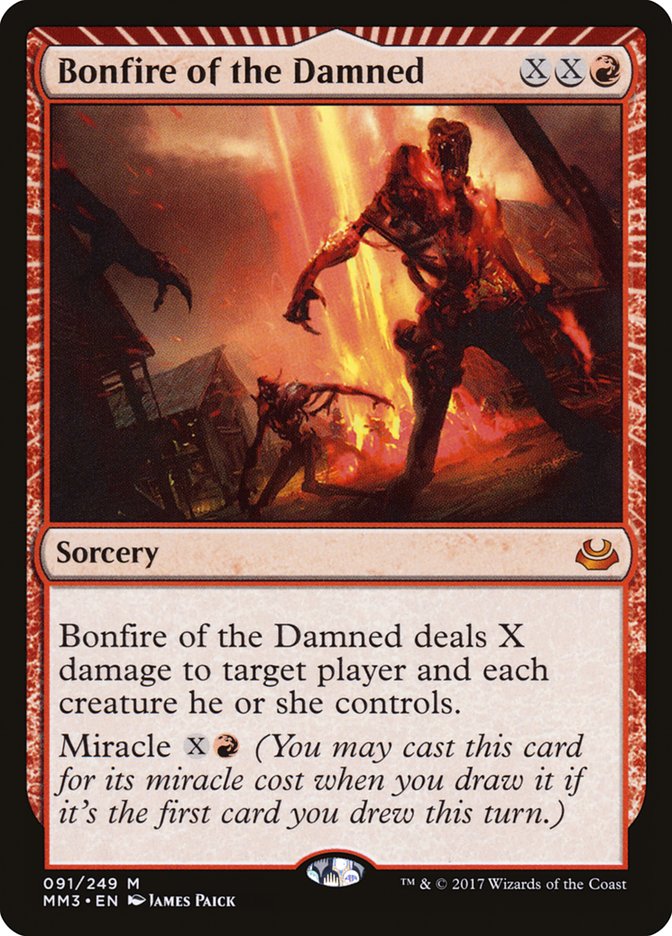 Bonfire of the Damned [Modern Masters 2017] | Deep Dive Games St. Marys
