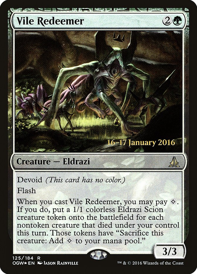 Vile Redeemer [Oath of the Gatewatch Prerelease Promos] | Deep Dive Games St. Marys