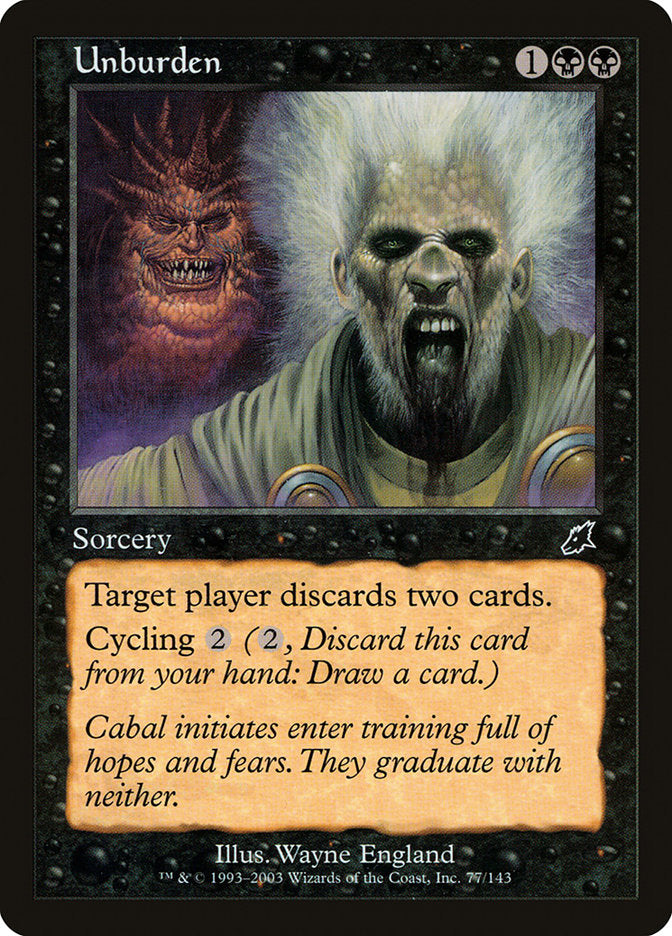 Unburden [Scourge] | Deep Dive Games St. Marys