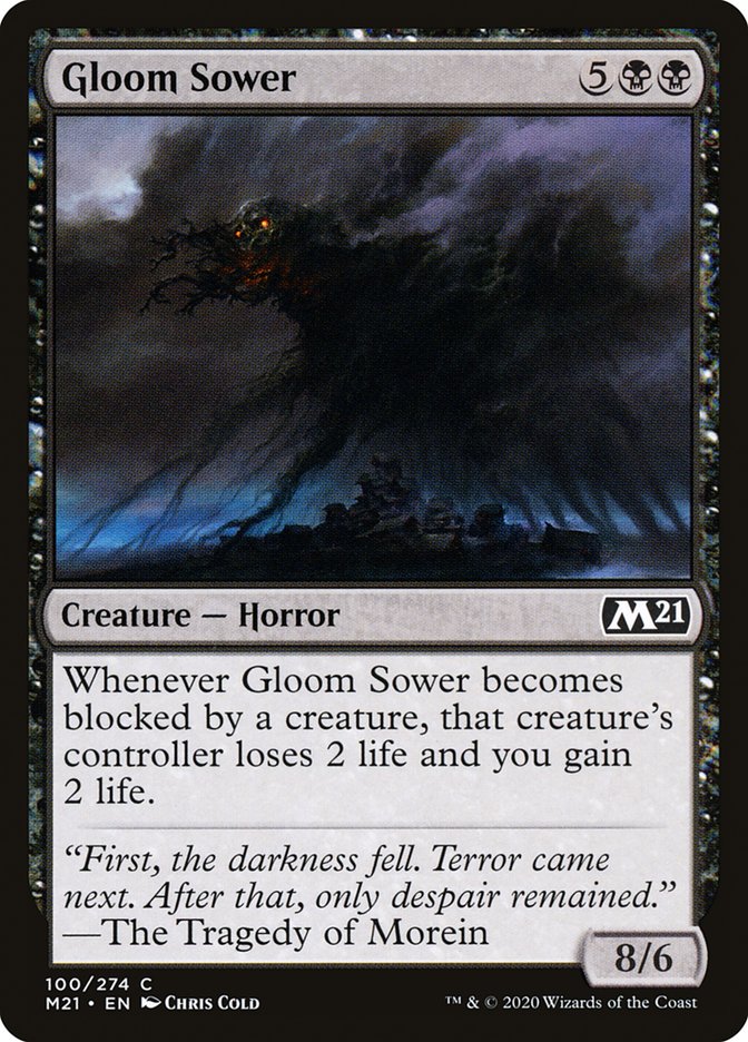 Gloom Sower [Core Set 2021] | Deep Dive Games St. Marys