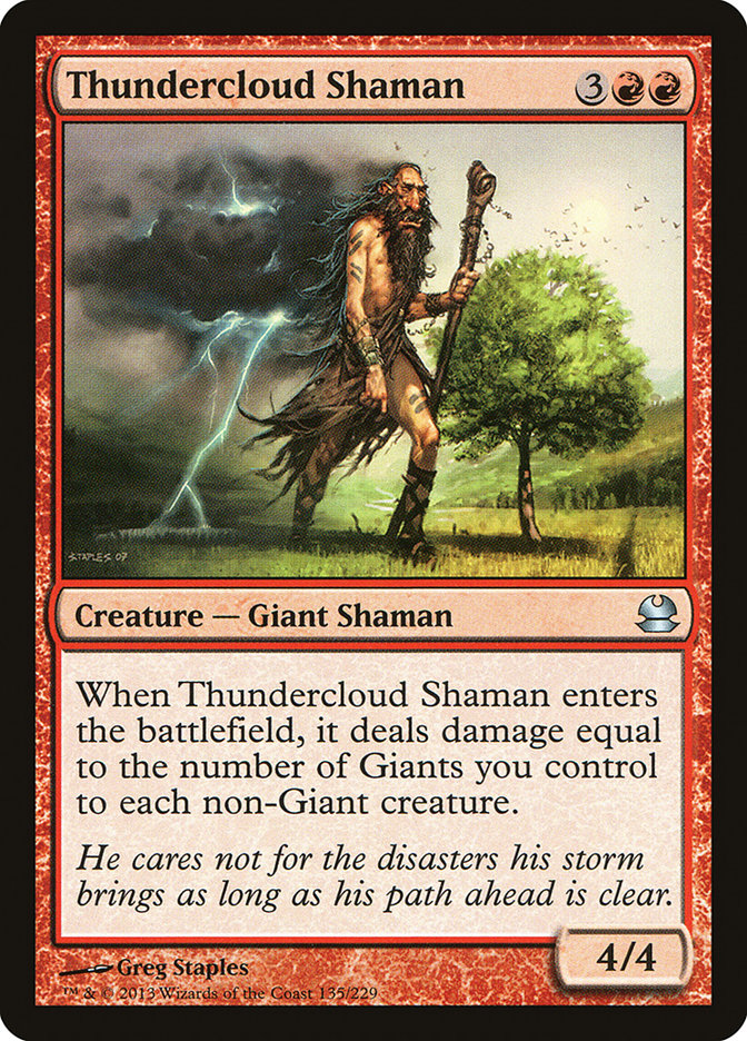 Thundercloud Shaman [Modern Masters] | Deep Dive Games St. Marys