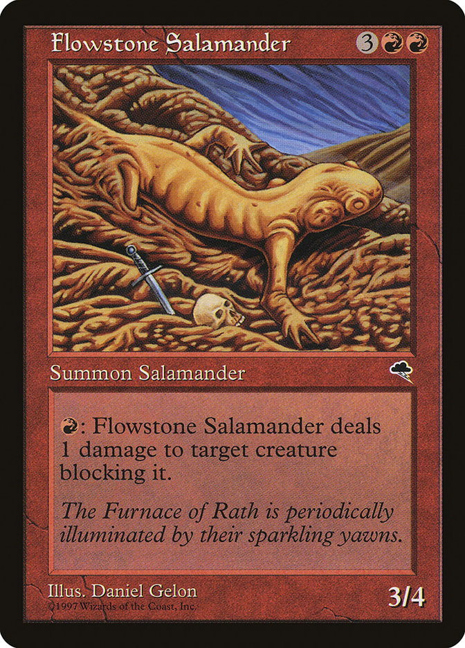 Flowstone Salamander [Tempest] | Deep Dive Games St. Marys