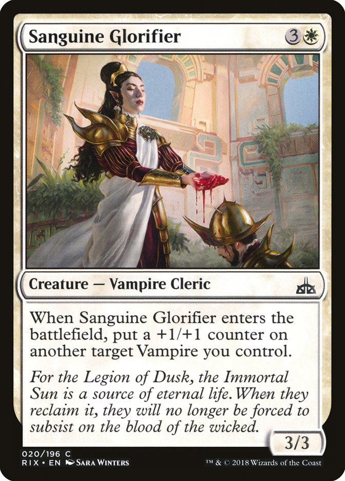 Sanguine Glorifier [Rivals of Ixalan] | Deep Dive Games St. Marys