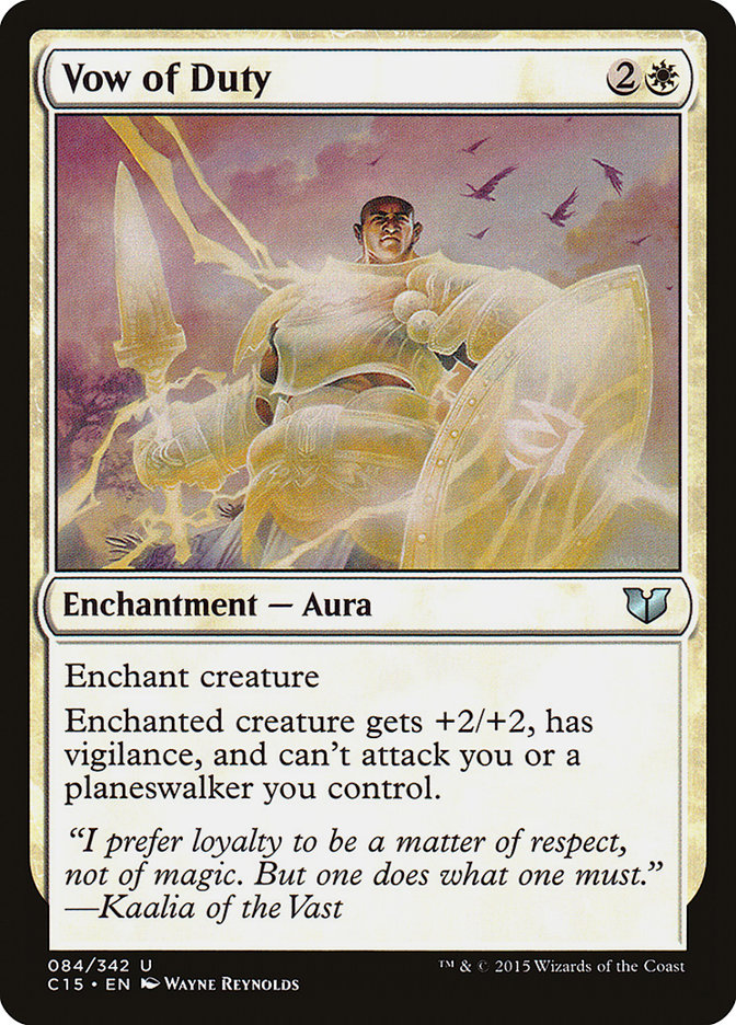 Vow of Duty [Commander 2015] | Deep Dive Games St. Marys