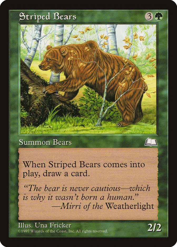 Striped Bears [Weatherlight] | Deep Dive Games St. Marys