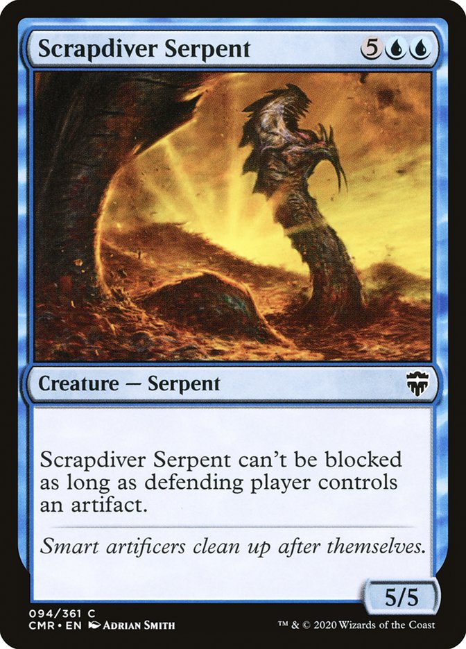Scrapdiver Serpent [Commander Legends] | Deep Dive Games St. Marys