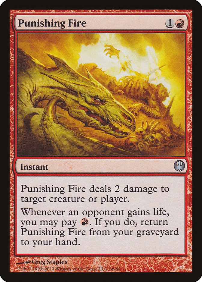 Punishing Fire [Duel Decks: Knights vs. Dragons] | Deep Dive Games St. Marys