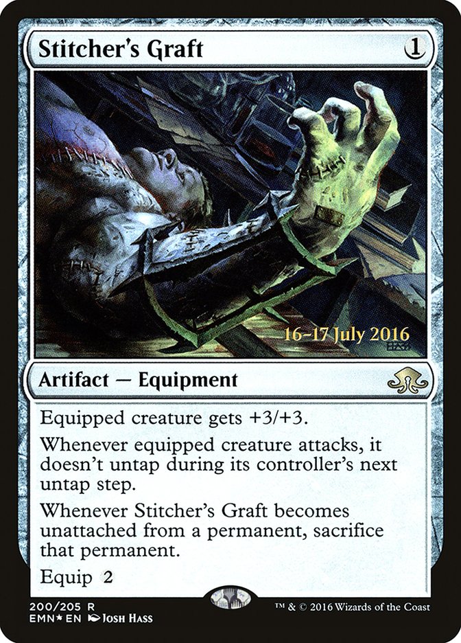 Stitcher's Graft [Eldritch Moon Prerelease Promos] | Deep Dive Games St. Marys