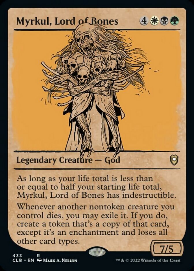 Myrkul, Lord of Bones (Showcase) [Commander Legends: Battle for Baldur's Gate] | Deep Dive Games St. Marys