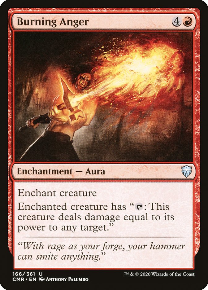 Burning Anger [Commander Legends] | Deep Dive Games St. Marys