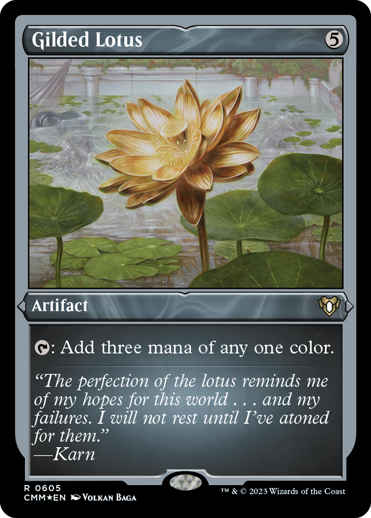 Gilded Lotus (Foil Etched) [Commander Masters] | Deep Dive Games St. Marys