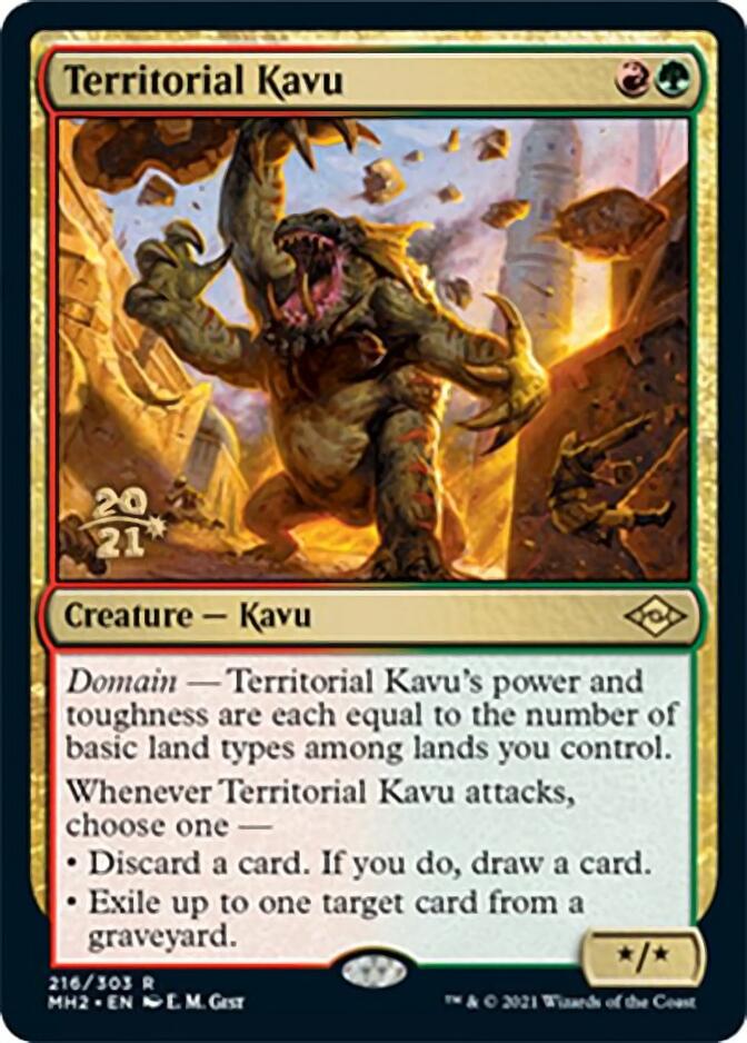 Territorial Kavu [Modern Horizons 2 Prerelease Promos] | Deep Dive Games St. Marys