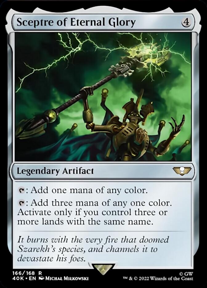 Sceptre of Eternal Glory (Surge Foil) [Warhammer 40,000] | Deep Dive Games St. Marys