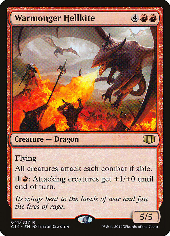 Warmonger Hellkite [Commander 2014] | Deep Dive Games St. Marys