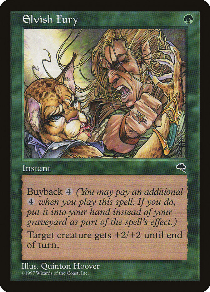 Elvish Fury [Tempest] | Deep Dive Games St. Marys