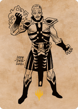 Jon Irenicus, Shattered One Art Card (67) (Gold-Stamped) [Commander Legends: Battle for Baldur's Gate Art Series] | Deep Dive Games St. Marys