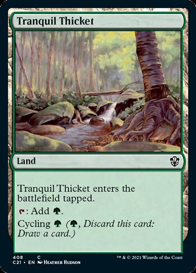 Tranquil Thicket [Commander 2021] | Deep Dive Games St. Marys