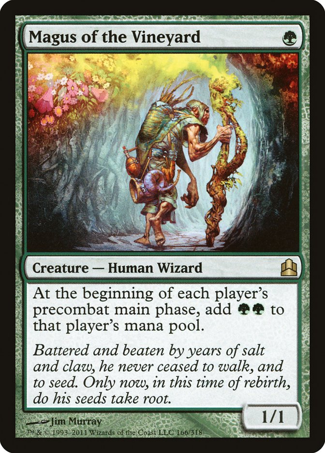 Magus of the Vineyard [Commander 2011] | Deep Dive Games St. Marys
