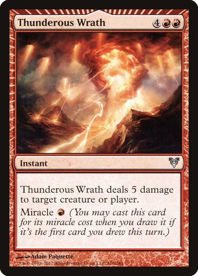 Thunderous Wrath [Avacyn Restored] | Deep Dive Games St. Marys