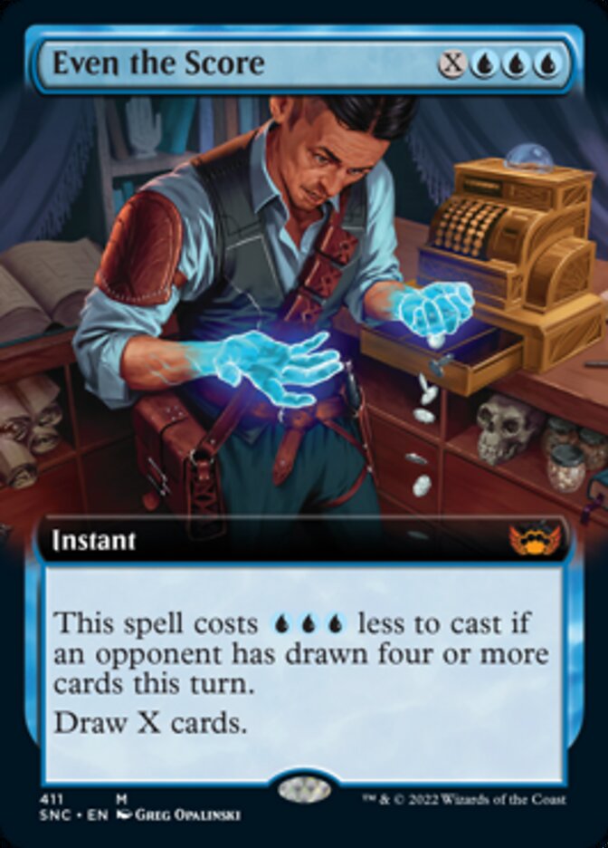 Even the Score (Extended Art) [Streets of New Capenna] | Deep Dive Games St. Marys