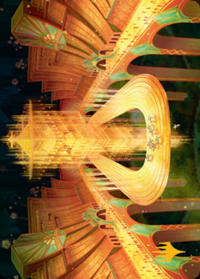 Racers' Ring Art Card (Gold-Stamped Signature) [Streets of New Capenna Art Series] | Deep Dive Games St. Marys