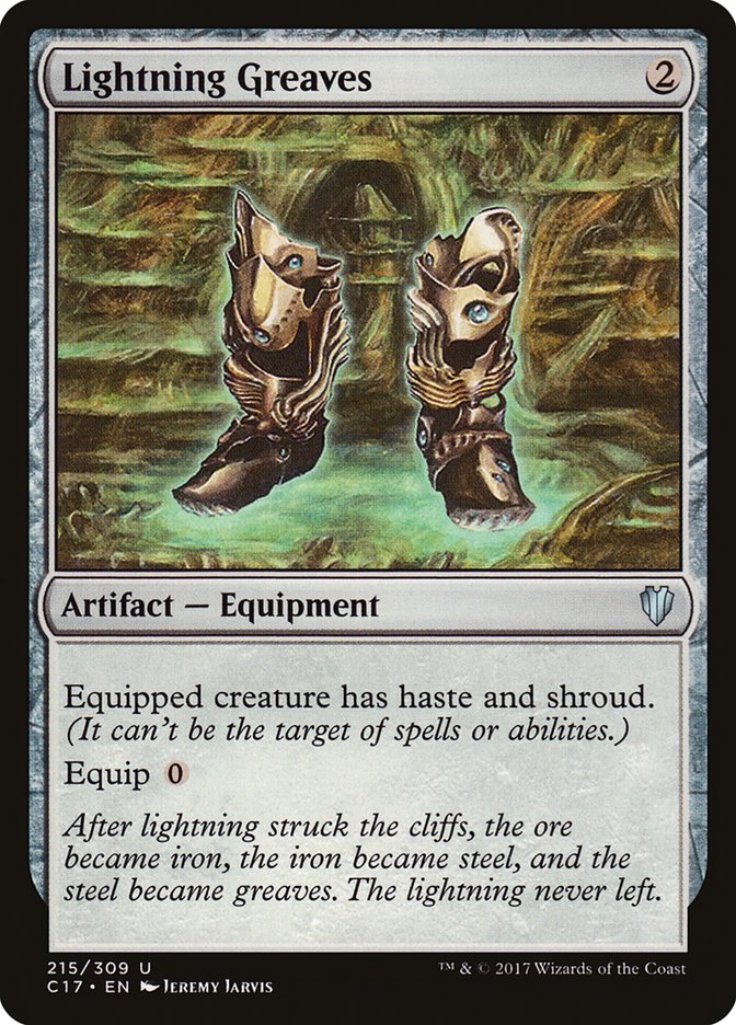 Lightning Greaves [Commander 2017] | Deep Dive Games St. Marys
