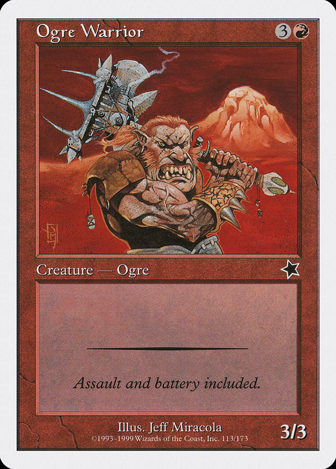 Ogre Warrior [Starter 1999] | Deep Dive Games St. Marys