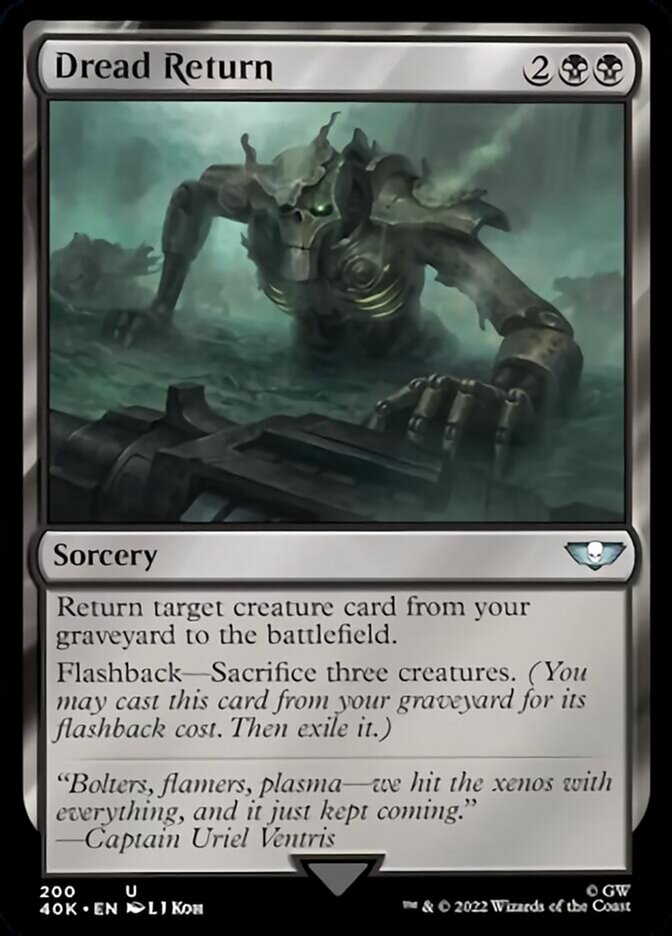 Dread Return (Surge Foil) [Warhammer 40,000] | Deep Dive Games St. Marys