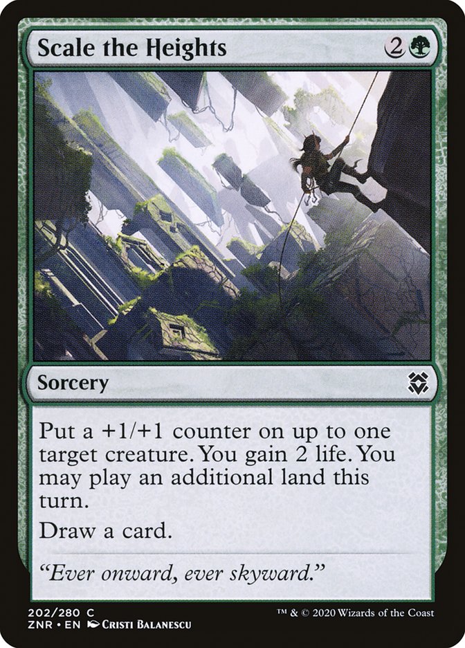 Scale the Heights [Zendikar Rising] | Deep Dive Games St. Marys