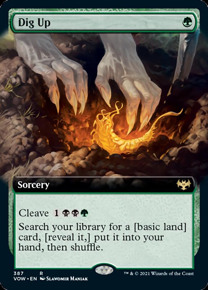 Dig Up (Extended Art) [Innistrad: Crimson Vow] | Deep Dive Games St. Marys