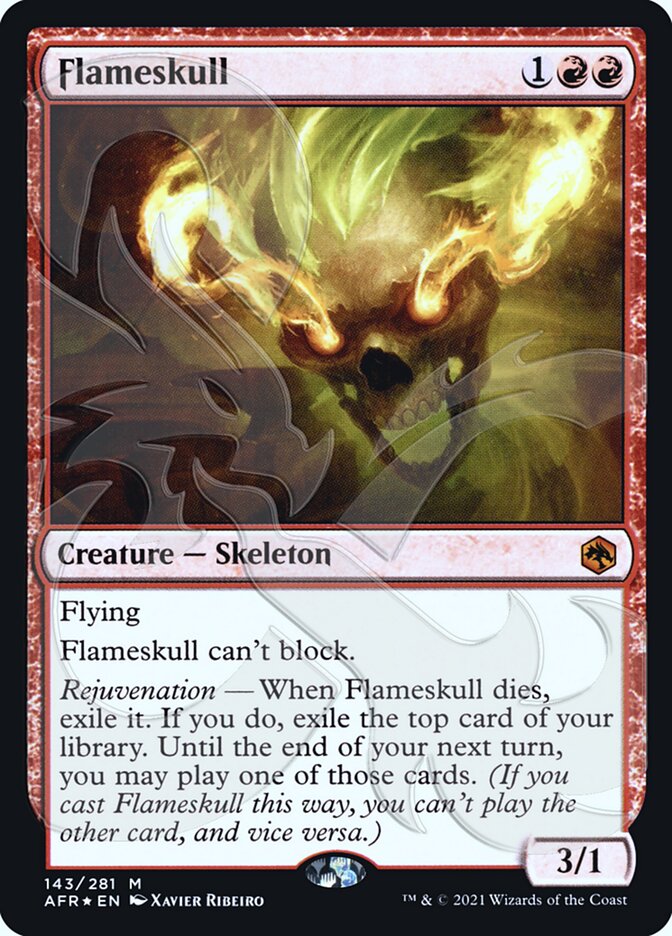 Flameskull (Ampersand Promo) [Dungeons & Dragons: Adventures in the Forgotten Realms Promos] | Deep Dive Games St. Marys
