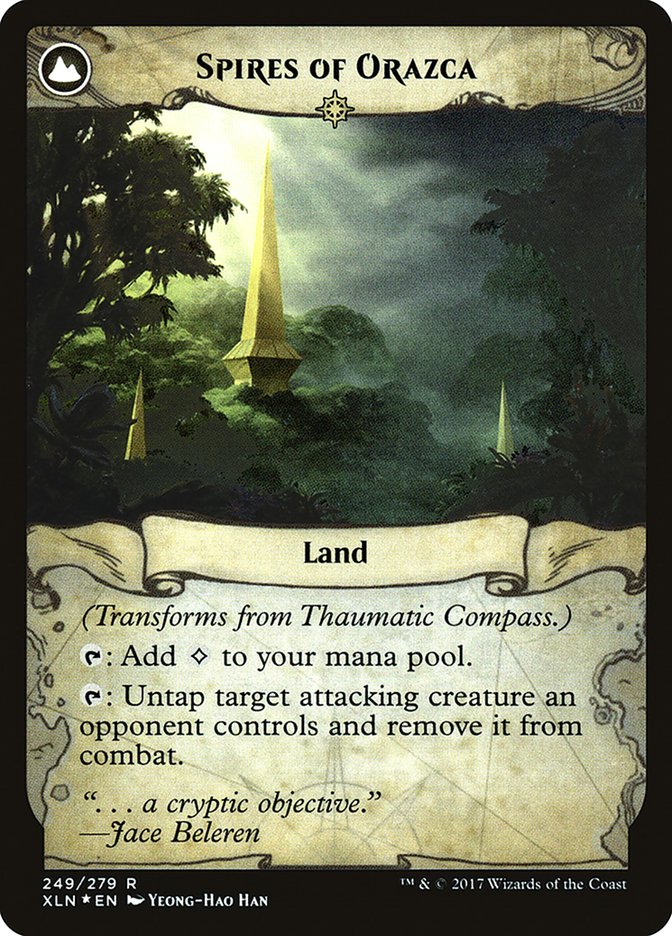 Thaumatic Compass // Spires of Orazca [Ixalan Prerelease Promos] | Deep Dive Games St. Marys