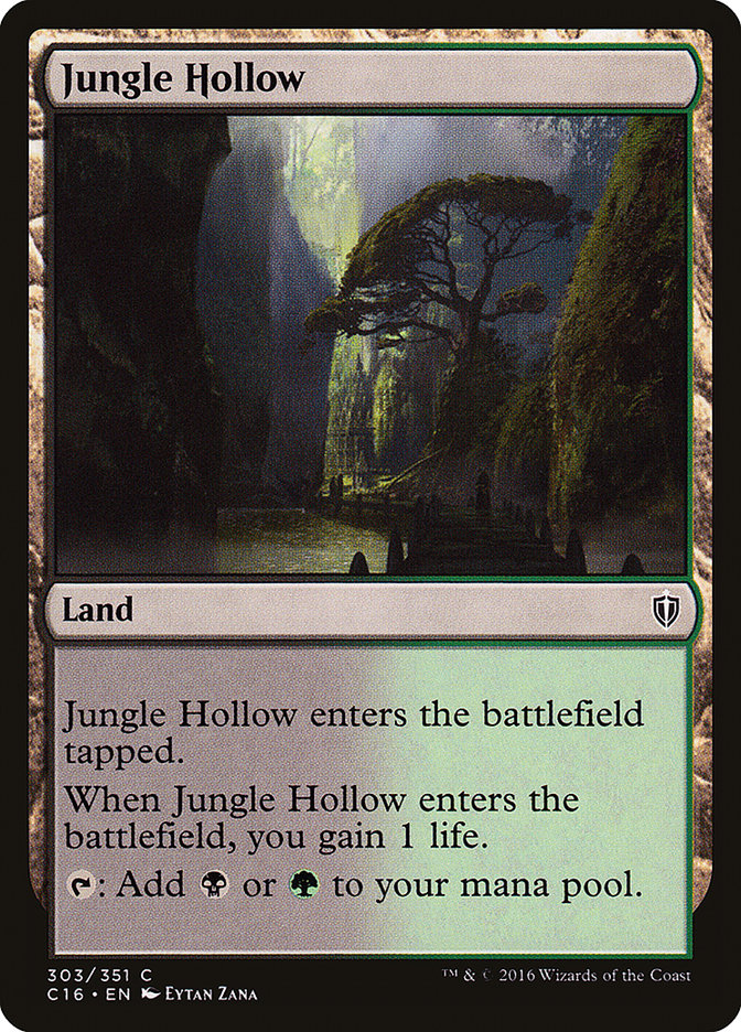 Jungle Hollow [Commander 2016] | Deep Dive Games St. Marys