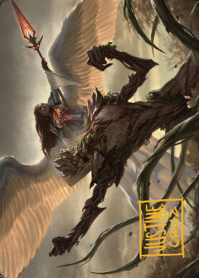 Strength of the Coalition Art Card (Gold-Stamped Signature) [Dominaria United Art Series] | Deep Dive Games St. Marys