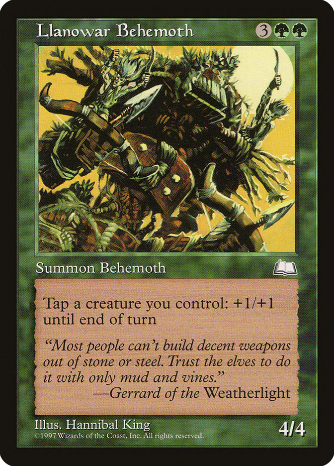 Llanowar Behemoth [Weatherlight] | Deep Dive Games St. Marys