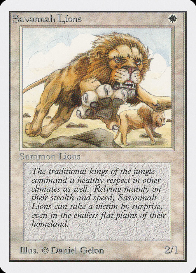Savannah Lions [Unlimited Edition] | Deep Dive Games St. Marys