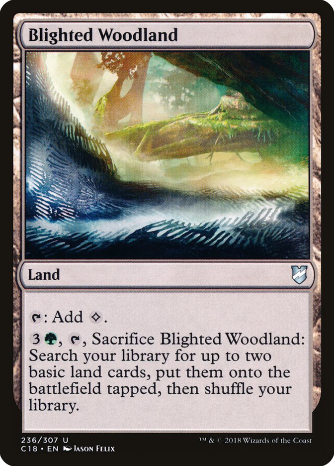 Blighted Woodland [Commander 2018] | Deep Dive Games St. Marys