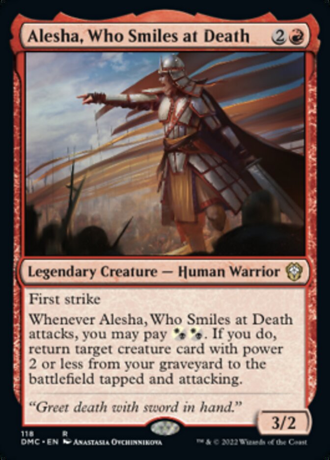 Alesha, Who Smiles at Death [Dominaria United Commander] | Deep Dive Games St. Marys
