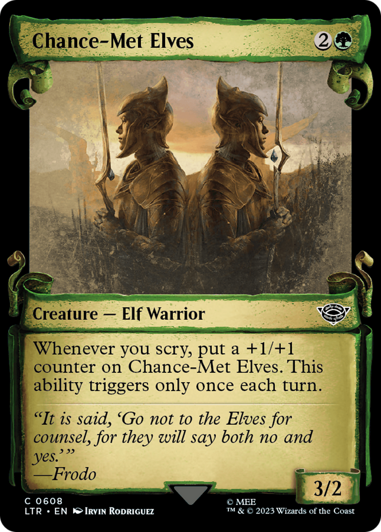 Chance-Met Elves [The Lord of the Rings: Tales of Middle-Earth Showcase Scrolls] | Deep Dive Games St. Marys