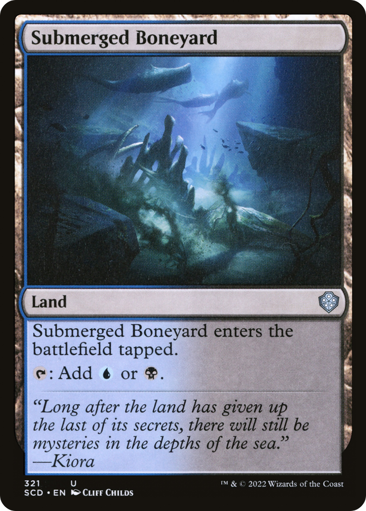 Submerged Boneyard [Starter Commander Decks] | Deep Dive Games St. Marys