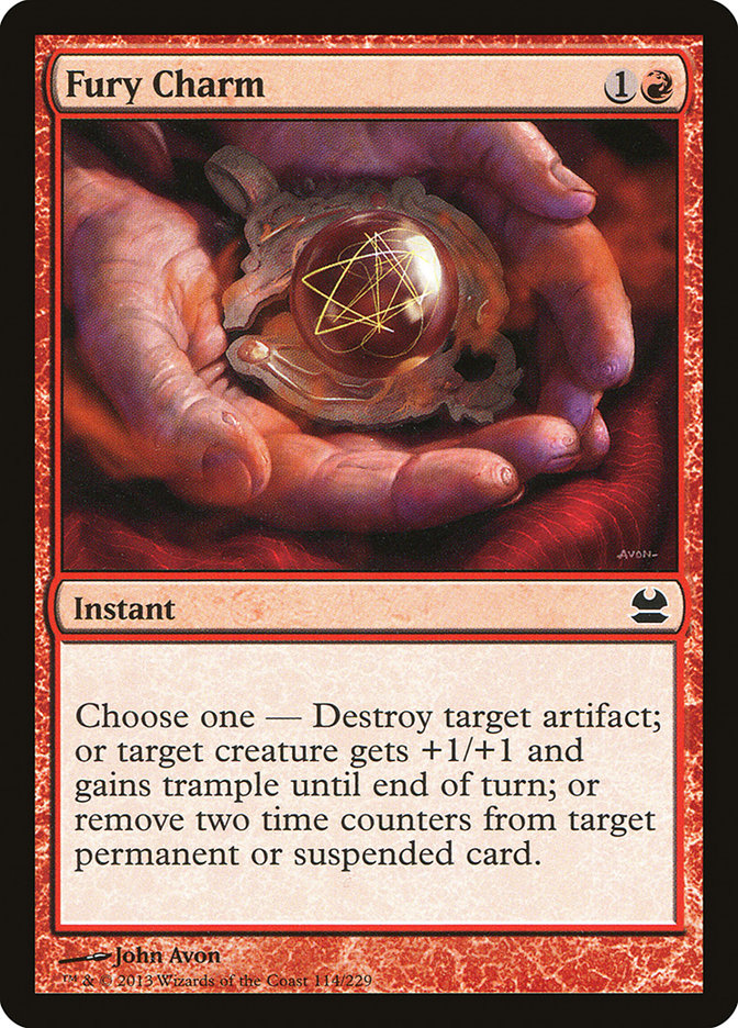 Fury Charm [Modern Masters] | Deep Dive Games St. Marys
